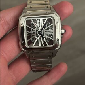 Cartier skeleton watch men’s no box no papers